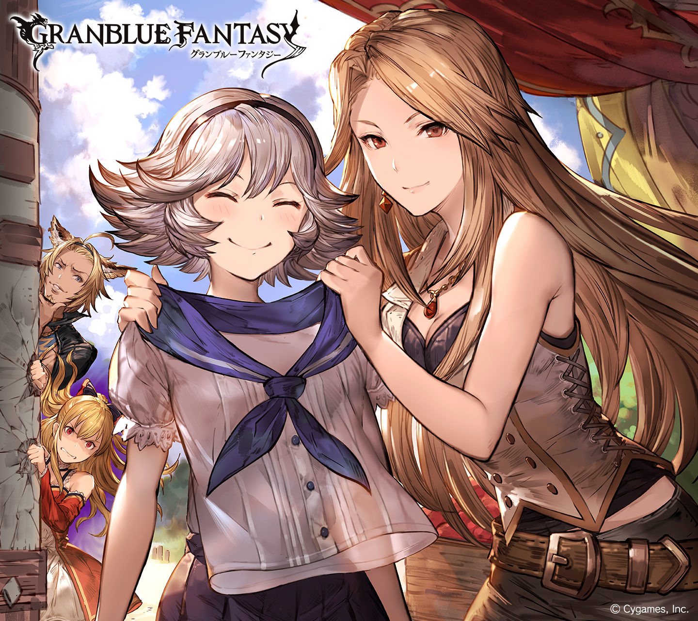 그랑블루 판타지(GRANBLUE FANTASY) - 해후, 흑은의 날개(프로토 바하무트 토벌전) BGM