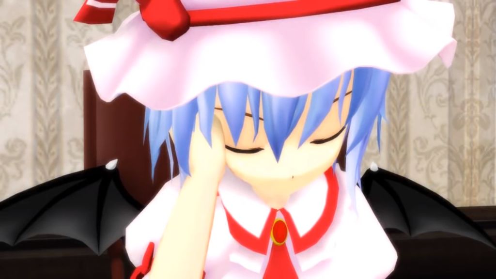 동방MMD(MikuMikuDance) BGM 【やるきのないレミリア】(죽은 왕녀를 위한 세프텟트 어레인지)
