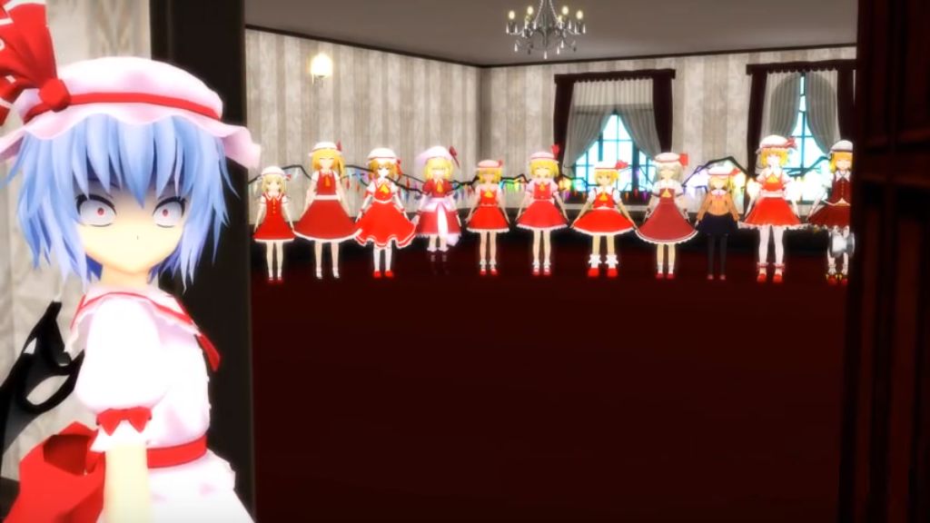 동방MMD(MikuMikuDance) BGM 【てってってー】