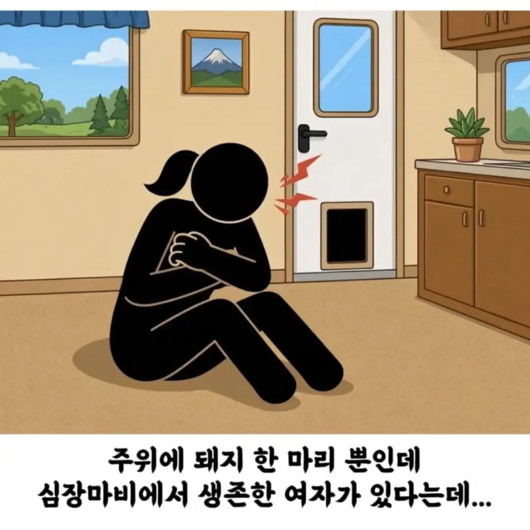 돼지 덕분에 심장마비에서 기적적으로 생존한 여자