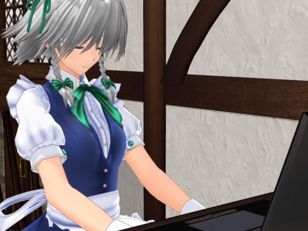 동방MMD(MikuMikuDance) BGM 【フラワリングナイト ジャズ風アレンジ】(플라워링 나이트 어레인지)