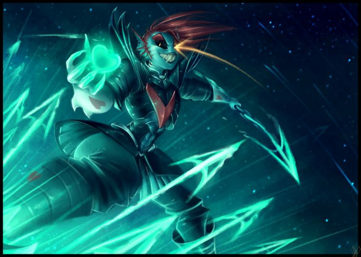 (언더테일) 영웅 언다인 전투 테마 브금 - Battle Against A Ture Hero ( 희망,평화,진지,고요,여유,아련,웅장 )