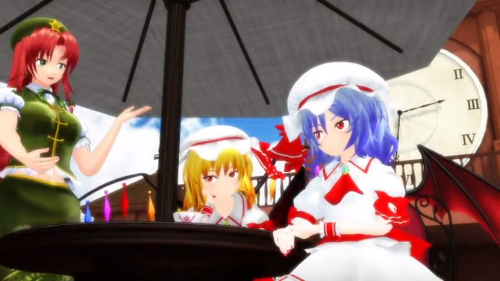 동방MMD(MikuMikuDance) BGM (죽은 왕녀를 위한 세프텟트 어레인지)