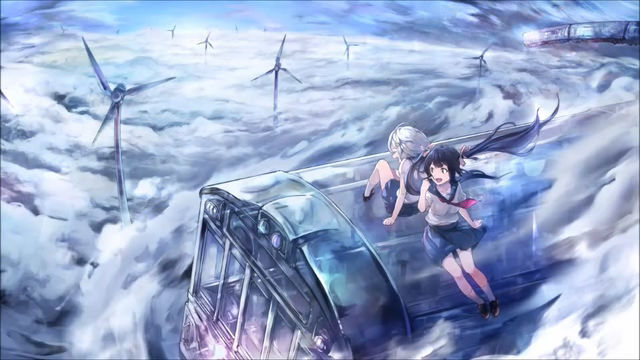 IA&Hatsune Miku - 空奏列車(공주열차, 하늘을 향하는 연주하는 열차) (희망, 애절, 순수)