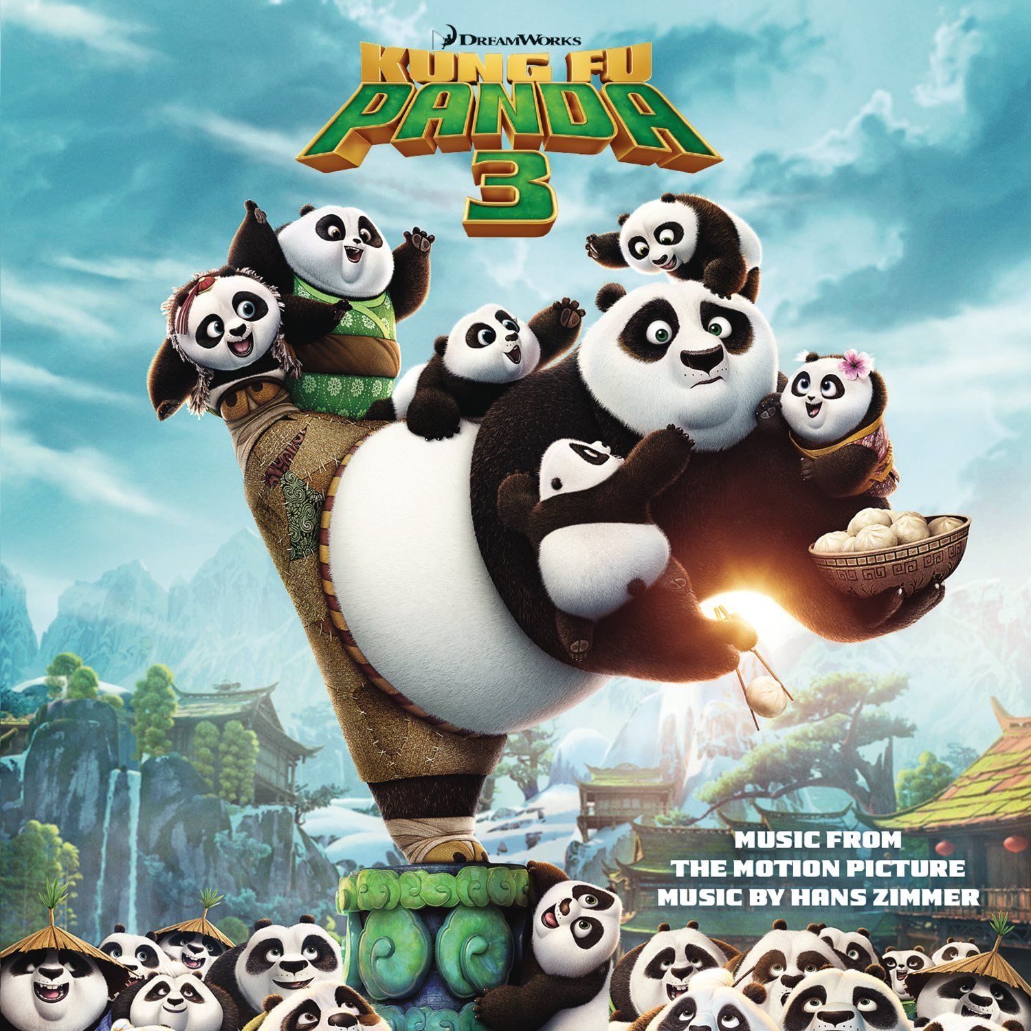 Kung Fu Panda 3 - Mei Mei's Ribbon Dance (신남, 즐거움, 흥겨움, 경쾌, OST, 쿵푸팬더)