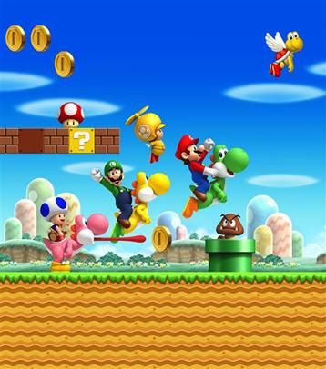 뉴 슈퍼마리오 브라더스 Wii Main theme_ Overworld Theme - New Super Mario Bros. Wii