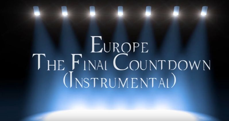 Europe - The Final Countdown (Instrumental)(우주왕복선 폭팔사고 추모곡)(MR,진지,긴박,추모,신남)