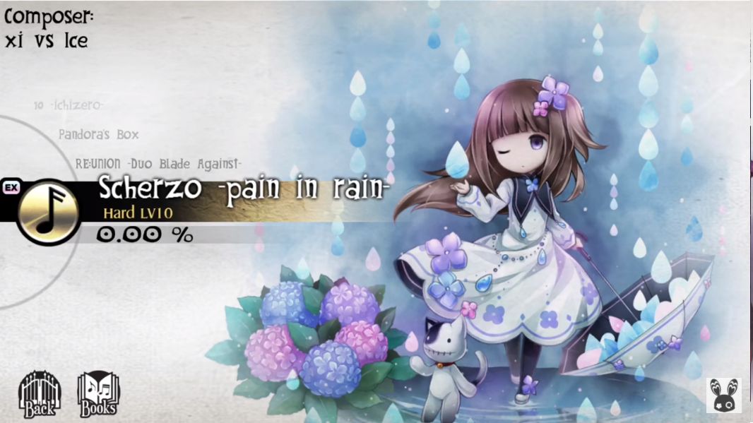 Xi vs ICE - Scherzo -pain in rain-(Deemo3.2)(격렬 진지 긴박 피아노)