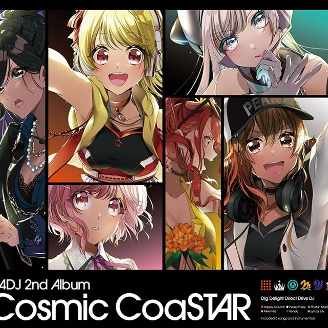 D4DJ : Cosmic CoaSTAR (2nd Album) Happy Around! - Cosmic CoaSTAR